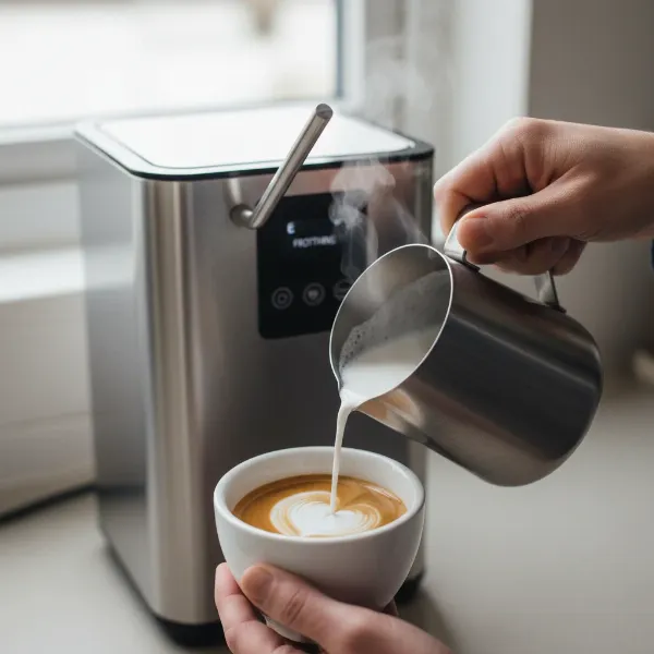 Mastering Latte Art with an Automatic Milk Steamer