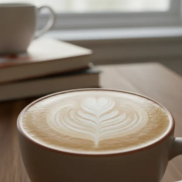 Perfectly frothed milk, ideal for latte art, in a mug, highlighting the Illy frother's foam quality.