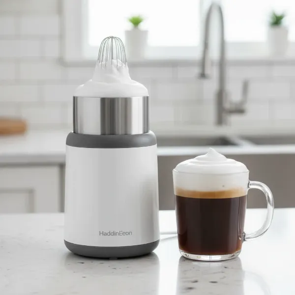 Review: HaddinEEon Large Capacity Milk Frother – Your Guide to Perfect Foam