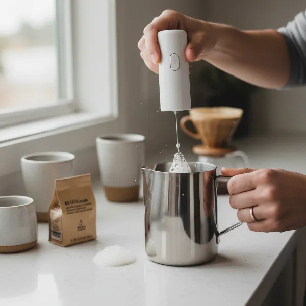 How to Master Microfoam with a Cheap Handheld Frother