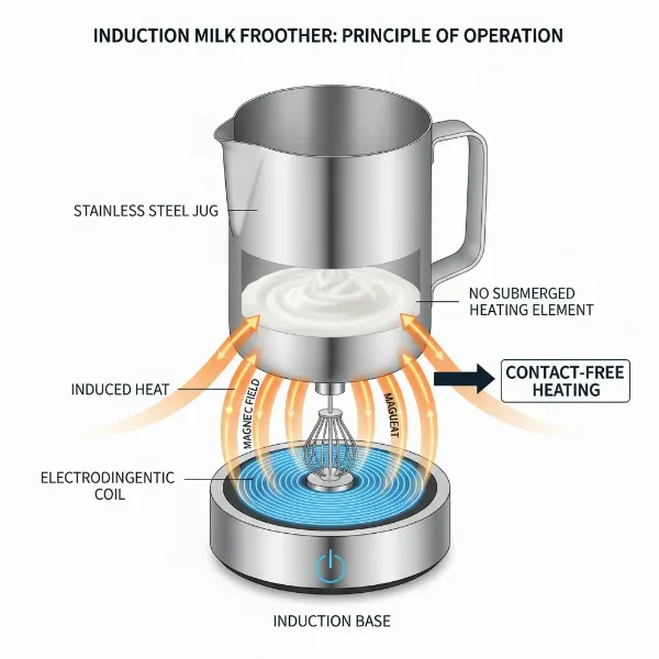 Induction Heating vs. Coil Heating: Crafting the Perfect Milk Frother Experience