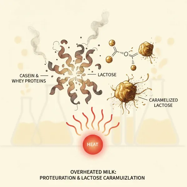 Troubleshooting a Burnt Taste in Your Milk Steamer