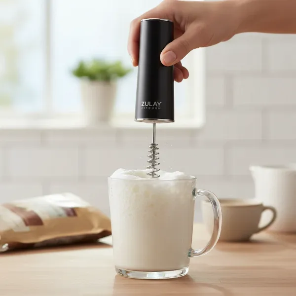 Zulay Kitchen Milk Boss Handheld Frother Review: Your Key to Café-Quality Foam